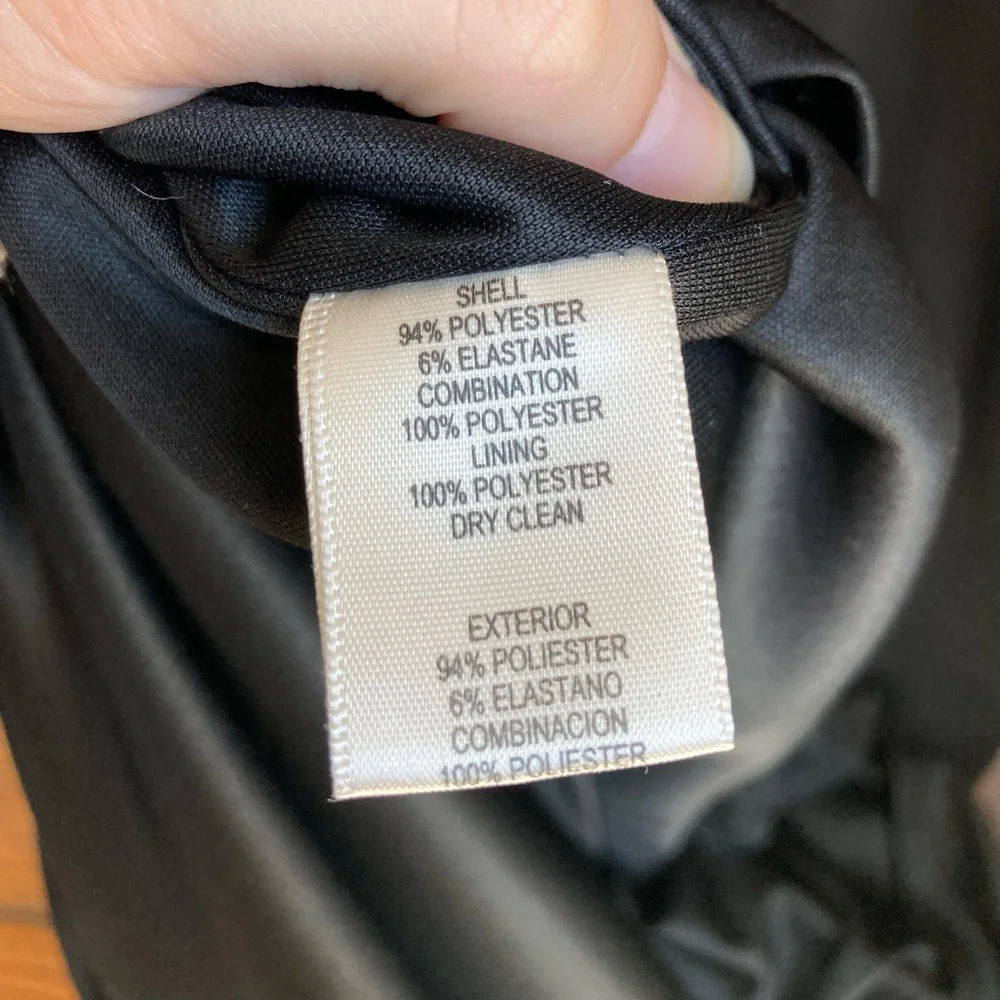 Eliza J One Shoulder Big Bow Maxi Formal Dress Black 4 - Picture 8 of 8